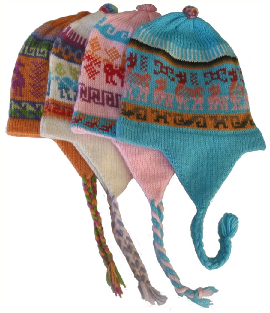 Gorro andino artesanal chulo de Sudamérica Bolivia Gorro andino artesanal chulo de Sudamérica Bolivia