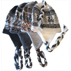 Gorro Andino "Llamita" Colores naturales