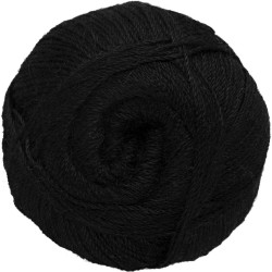 Negro Azabache - 100% Alpaca - Hilo fino - 100 gr.