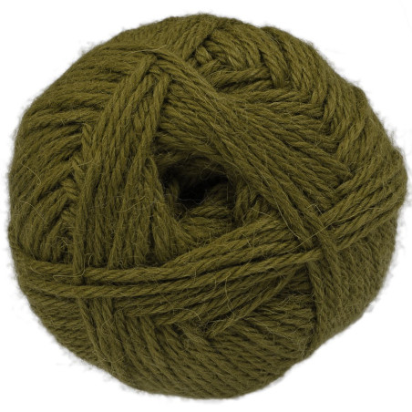 Verde oliva - Baby Llama/Merino - Bulky - 100 gr.