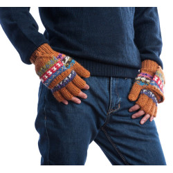 Guantes manoplas coloridas