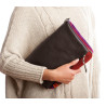 Bolso bandolera aguayo y cuero de llama