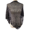 Bufanda triangular calada - Lana Pura de Alpaca