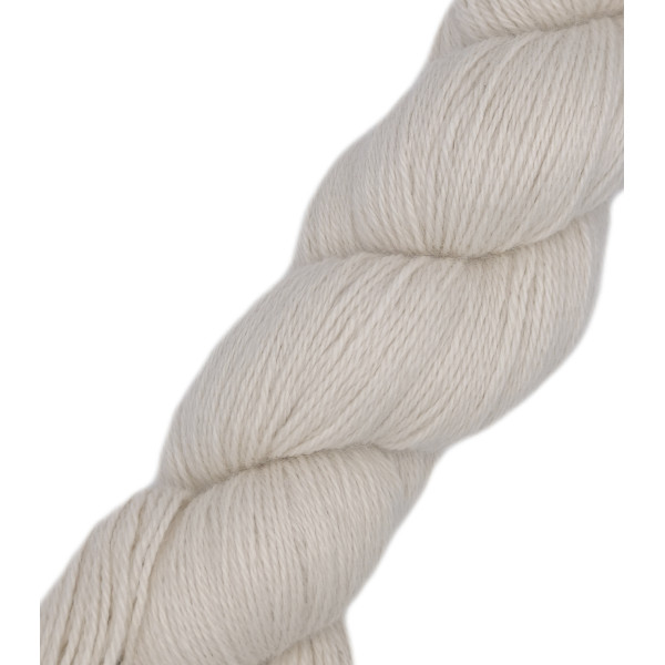 Blanco Crudo - 100% Alpaca - Hilo fino - 100 gr.