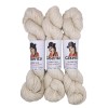 Blanco crudo - Baby llama y Seda - 50 gr./200 m.
