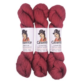 Rojo - Baby llama y Seda - 50 gr./165 m.