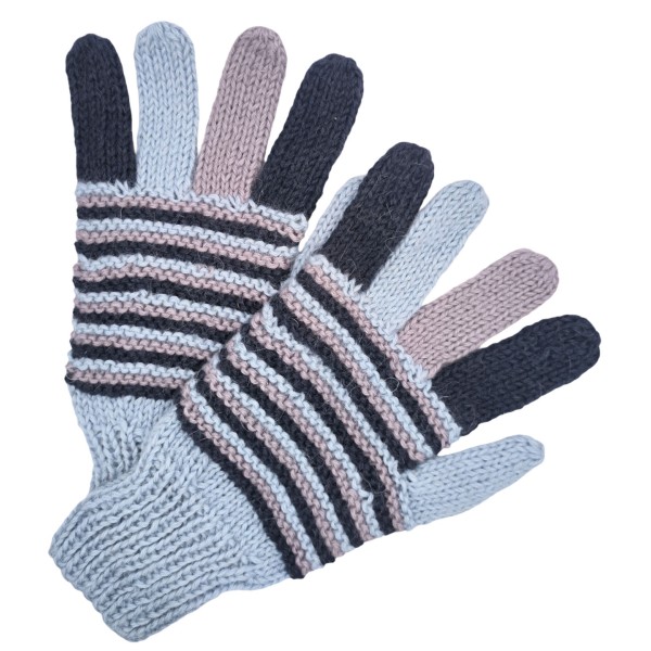 Talla M - Guantes coloridos - Tejidos a mano