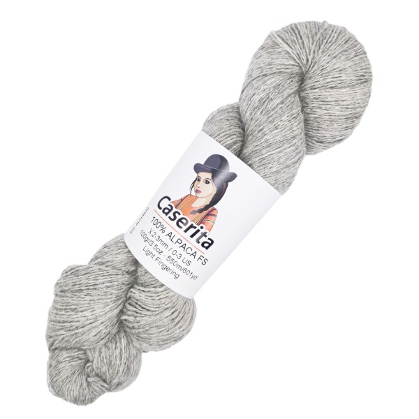Gris claro - 100% Alpaca FS - 100 gr. / 550m