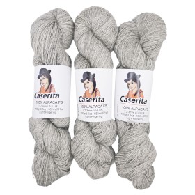Gris claro - 100% Alpaca FS - 100 gr. / 550m