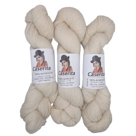 Blanco Crudo - 100% Alpaca FS - 100 gr. / 550m