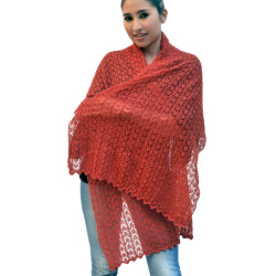 Bufanda Calada - 100% lana de alpaca