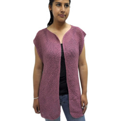Chaleco calado - Lana de Alpaca