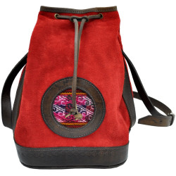 Bolso de Gamuza con Aguayo
